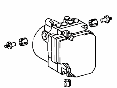 2004 Toyota RAV4 ABS Control Module - 44050-42161