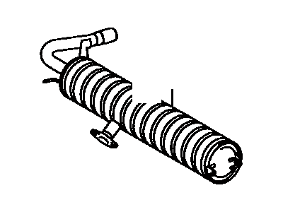Toyota 17430-28191 Pipe Assy,  Exhaust,  Tail