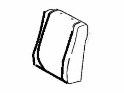 Toyota 71551-42030 Pad,  Front Seat Back,  RH(For Separate Type)