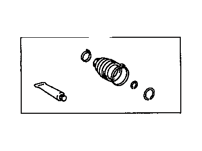 Toyota 04438-42071 Boot Kit,  Front Drive Shaft Inboard Joint,  RH