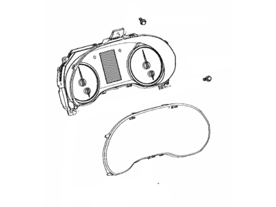 Toyota 83800-08D30 Meter Assy,  Combination