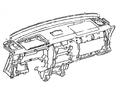 Toyota 55356-35060 Cushion,  Instrument Panel,  NO.2