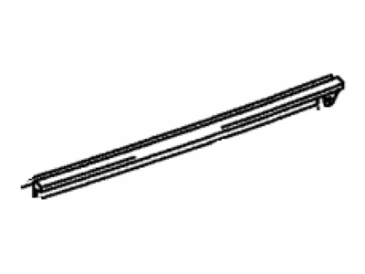 Toyota 75711-17030 Moulding,  Front Door Belt,  RH