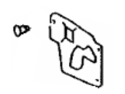 Toyota 53286-60051 Seal,  Radiator Side Air,  NO.2