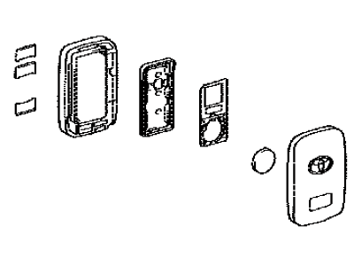 Toyota Car Key - 89904-0C050