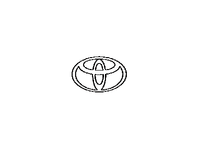 Toyota 75311-06060 Emblem 75311-06060 Toyota Emblem Illustration 1 of 1