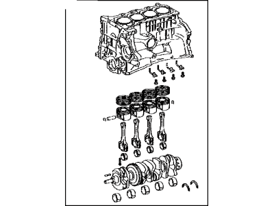 Toyota 11400-28471 Short Block