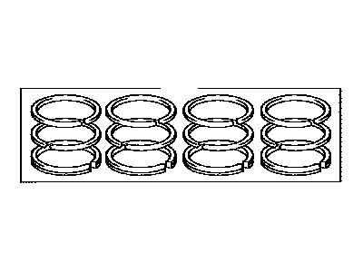 Scion 13011-0H031 Piston Ring Set