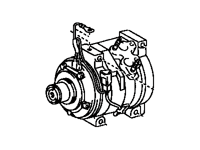Toyota 88320-06050 Compressor Assy,  Cooler