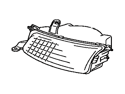 Toyota 81170-06050 Unit Assembly, Headlamp, Driver Side