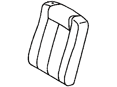 Toyota 71078-AA230-A0 Cover, Rear Seat Back, Driver Side(For Separate Type)