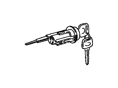 Toyota 69057-33170 Cylinder & Key Set,  Ignition Switch Lock
