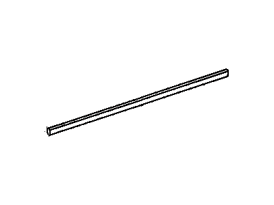 Toyota 75731-06030-A0 Moulding,  Front Door,  Outside RH