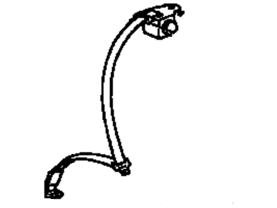 Toyota 73360-06100-A0 Belt Assembly, Rear Seat 3 Point Type, Outer Passenger Side