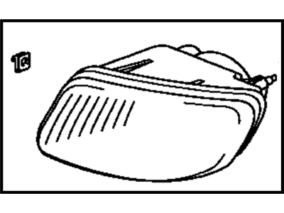 Toyota 81211-06010 Lamp Unit, Fog Lamp, Passenger Side
