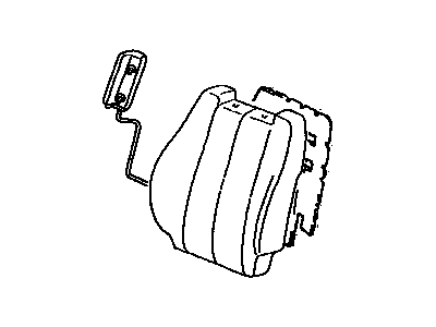 Toyota 71073-06150-A0 Cover,  Front Seat Back,  RH(For Separate Type)