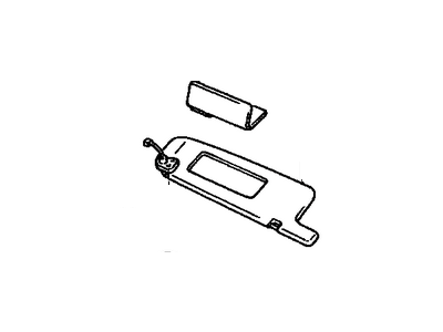 Toyota 74310-06110-A1 Visor Assy,  RH