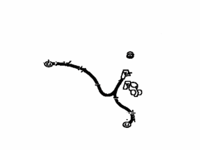 Toyota 82123-06020 Wire,  Engine,  NO.3