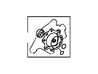 Toyota 04446-06050 Gasket Kit,  Power Steering Pump