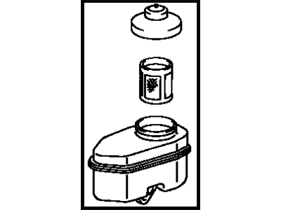Toyota 47220-06011 Reservoir Sub-Assy,  Brake Master Cylinder