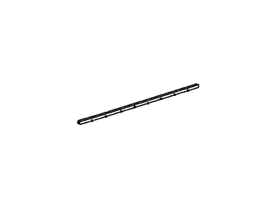 Toyota 68172-06010 Weatherstrip,  Front Door Glass,  Inner LH