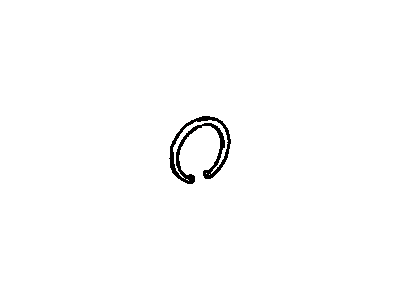 Toyota 90521-83002 Ring,  Hole Snap (For Diff. Drive Pinion Bearing Cage)