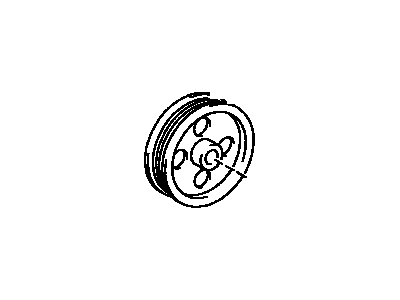 Toyota 44311-07010 Pulley,  Vane Pump