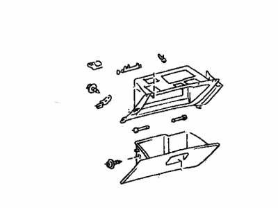 Toyota 55303-AA010-B1 Panel, Instrument Panel Finish, Lower Passenger Side