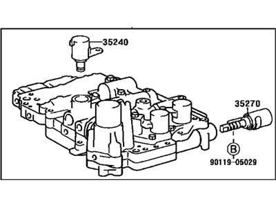 Toyota 35410-06010 Body Assy,  Transmission Valve