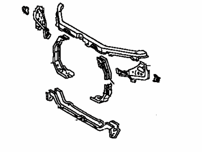 Toyota 53201-06050 Support Sub-Assembly, Radiator