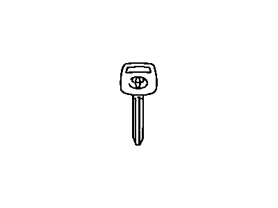 Toyota 90999-00185 Key,  Blank