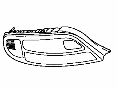 Toyota 81551-06090 Lens,  Rear Combination Lamp,  RH