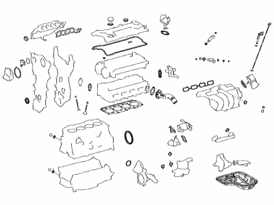 Toyota 04111-37541 Overhaul Gasket Set