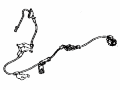 Toyota 89516-47120 Wire, Skid Control Sensor, Driver Side