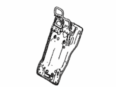 Toyota 71018-12510 Frame Sub-Assembly, Rear Seat Back, Driver Side