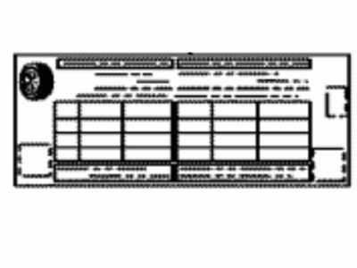 Toyota 42661-12L80 Label, Tire Pressure Information