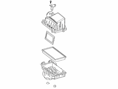 Toyota 17700-24630 Cleaner Assembly, Air