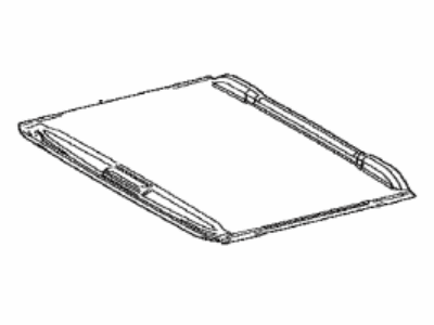 63306-12160-C1 Toyota Trim Sub-Assembly, Sunshade Illustration 1 of 1
