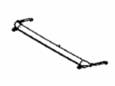 63209-12250 Toyota Panel Sub-Assembly, Roof Wind Deflector Illustration 1 of 1