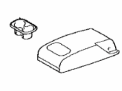 72830-12A80-A3 Toyota Armrest Assembly, Rear Seat, Center Illustration 1 of 1