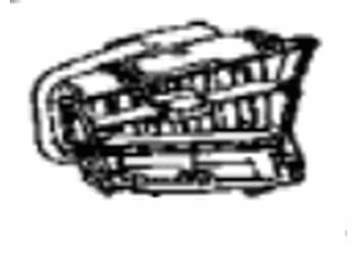 Toyota 55650-12460 Register Assembly, Instrument Panel
