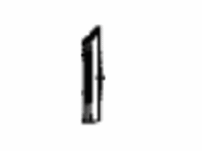 Toyota 75751-12250 Moulding, Front Door Window Frame, Passenger Side
