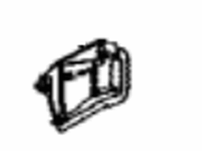 Toyota 16562-37040 Seal, Radiator To Support