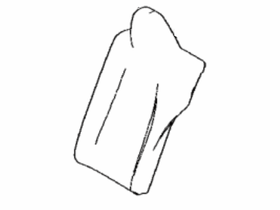 Toyota 71078-12P31-B4 Cover, Rear Seat Back, Driver Side(For Separate Type)