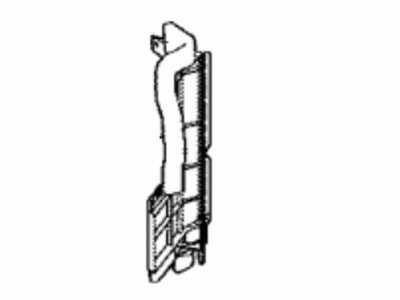 Toyota 16595-37130 Guide, Radiator Air, Driver Side