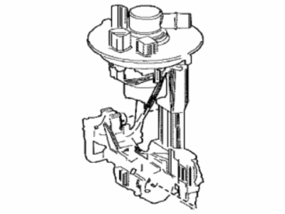 Toyota 77024-12360 Plate Sub-Assembly, Fuel Suction
