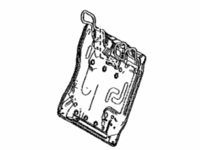 Toyota 71017-12B60 Frame Sub-Assembly, Rear Seat Back, Passenger Side