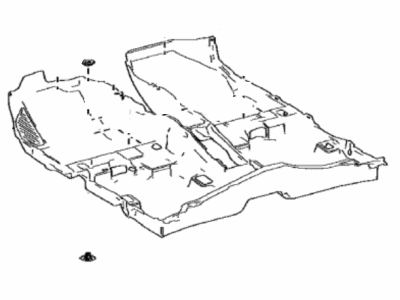 Toyota 58510-12Q20-C0 Carpet Assembly, Floor, Front