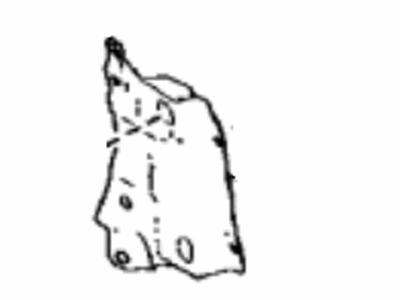 55140-47010 Toyota Plate Assembly, Fender Apron Set, Driver Side Illustration 1 of 1