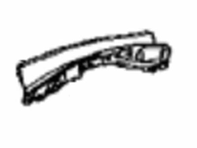 55416-12210 Toyota Retainer, Instrument Cluster Finish Panel Illustration 1 of 1